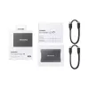 Samsung Portable SSD T7 2 TB USB Type-C 3.2 Gen 2 (3.1 Gen 2) harmaa