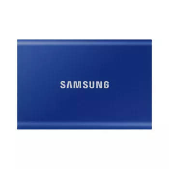Ulkoinen SSD Samsung T7 Portable 1 TB, USB-C 3.2 Gen 2, NVMe, AES-256 laitteistosalaus, sininen