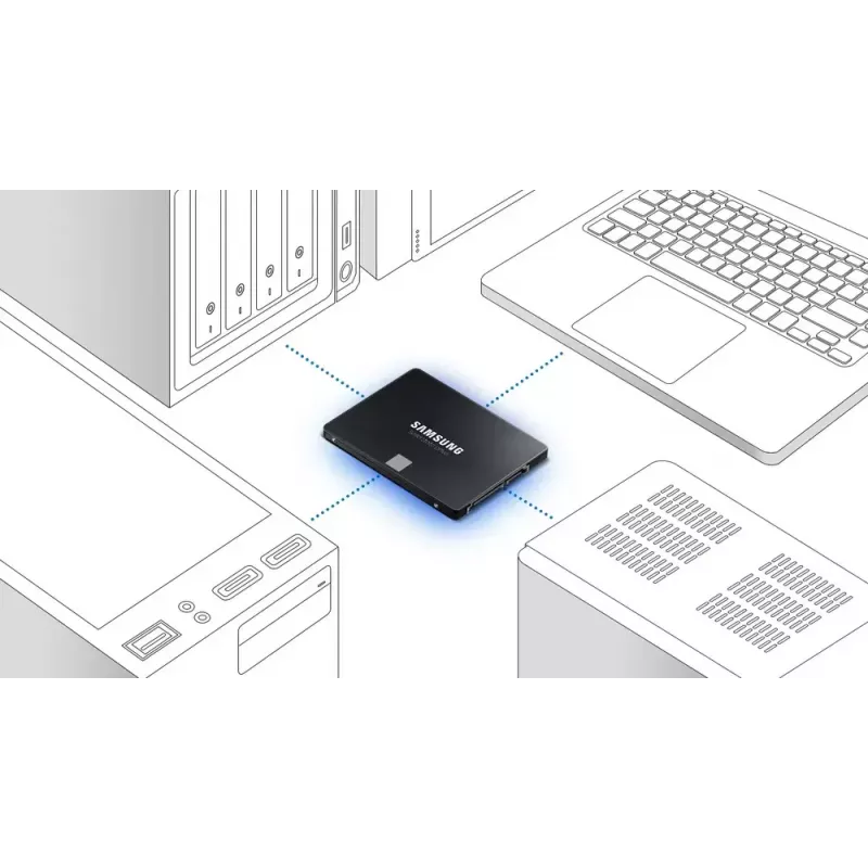SSD-kiintolevy Samsung 4000 GB 2,5 inch SATA III MZ-77E4T0B/EU