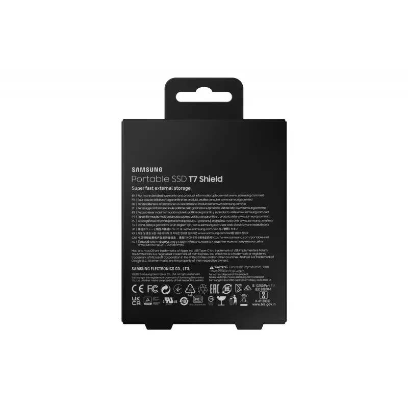 Samsung MU-PE2T0S 2 TB USB Type-C 3.2 Gen 2 (3.1 Gen 2) musta