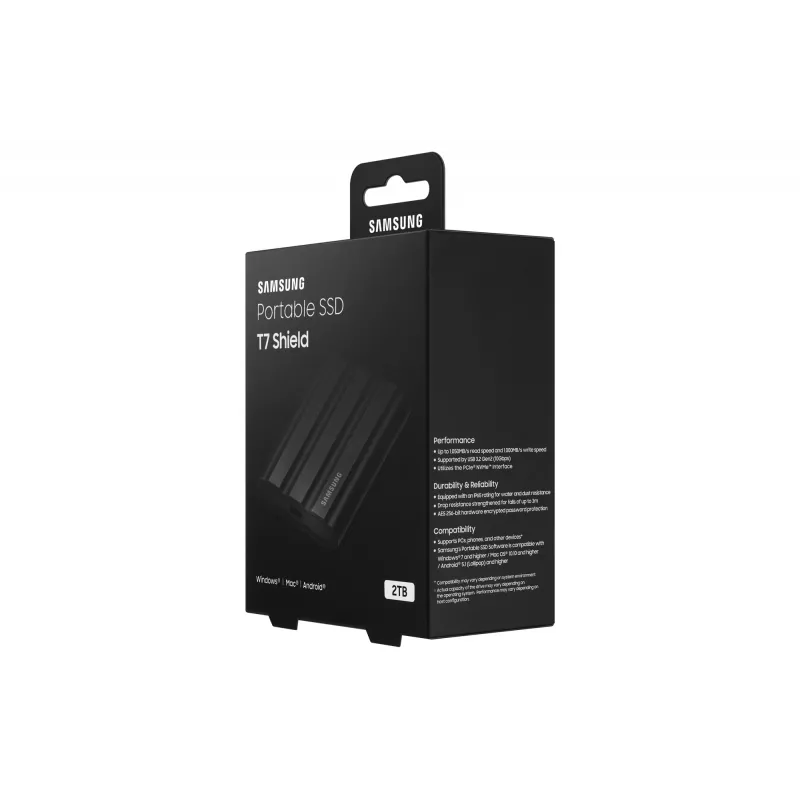 Samsung MU-PE2T0S 2 TB USB Type-C 3.2 Gen 2 (3.1 Gen 2) musta