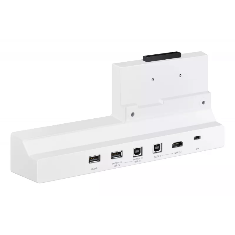 Liitettävyysalusta Samsung Flip4 Tray harmaa valkoinen USB Type-A Type-B Type-C