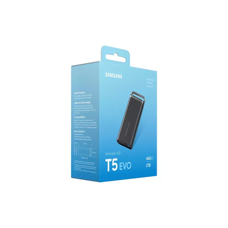 SSD-asema Samsung 2TB kannettava USB 3.2 Gen 1 MU-PH2T0S