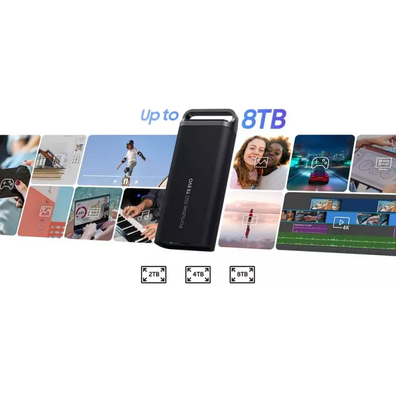 SSD-asema Samsung 2TB kannettava USB 3.2 Gen 1 MU-PH2T0S