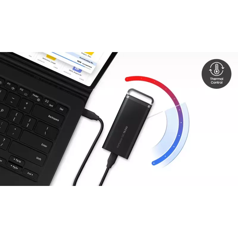 SSD-asema Samsung 2TB kannettava USB 3.2 Gen 1 MU-PH2T0S