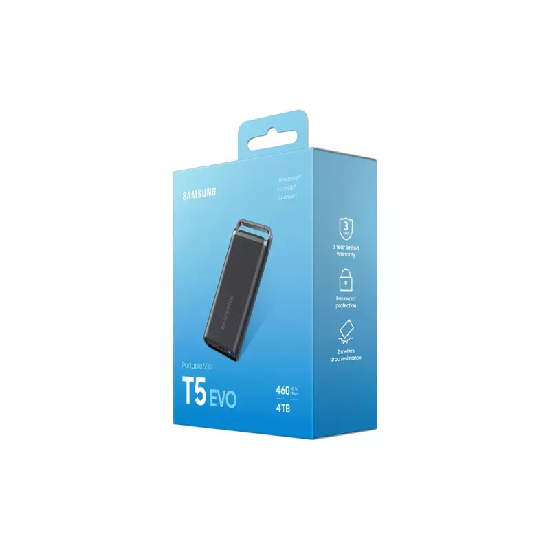 Samsung MU-PH4T0S 4 TB 3.2 Gen 1 (3.1 Gen 1) musta