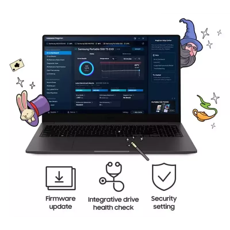 Samsung MU-PH4T0S 4 TB 3.2 Gen 1 (3.1 Gen 1) musta