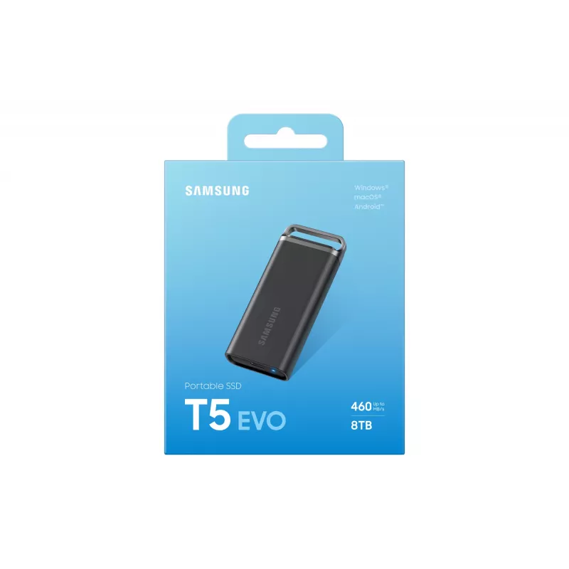 Samsung MU-PH8T0S 8 TB 3.2 Gen 1 (3.1 Gen 1) musta