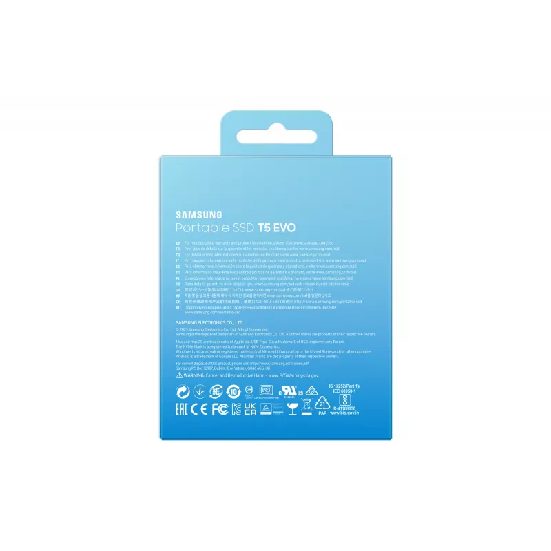 Samsung MU-PH8T0S 8 TB 3.2 Gen 1 (3.1 Gen 1) musta