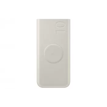 Powerbank Samsung EB-U2510XUEGEU 10000 mAh, PD 3.0 25W, USB-C tulo ja lähtö, langaton lataus, 3 laitteen lähtö, beige