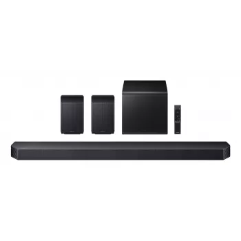 Soundbar Samsung HW-Q930F 9.1.4 kanavaa 580 W musta, langaton subwoofer, 17 kaiutinta