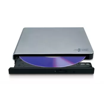 HITACHI-LG DATA STORAGE ohut kannettava DVD-kirjoittaja - Gp57eb40 - USB 2.0 - hopea