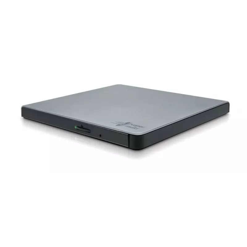 Hitachi-LG GP57ES40 ohut kannettava DVD-polttaja, USB 2.0, hopea