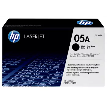 HP 05A musta alkuperäinen LaserJet-värikasetti, 2300 sivua, musta, 1 kpl