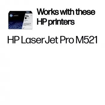 HP 55A musta alkuperäinen LaserJet-värikasetti, 6000 sivua, musta, 1 kpl