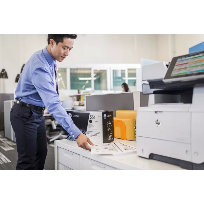 HP 55A musta alkuperäinen LaserJet-värikasetti, 6000 sivua, musta, 1 kpl