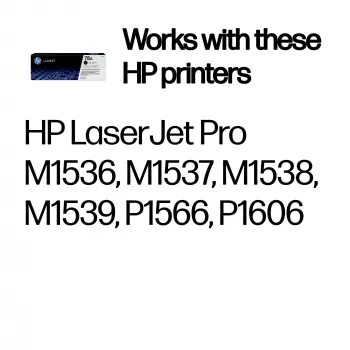 HP 78A alkuperäinen LaserJet-värikasetti, musta, 2100 sivua, 1 kpl