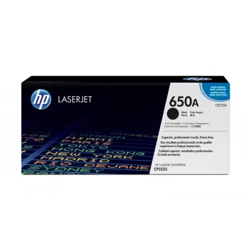 HP 650A alkuperäinen LaserJet-värikasetti, musta