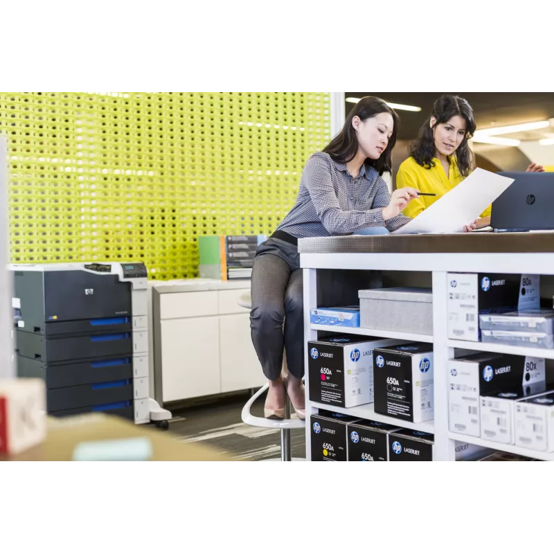 HP 650A alkuperäinen LaserJet-värikasetti, musta