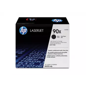 HP 90X suurikapasiteettinen musta alkuperäinen LaserJet -värikasetti