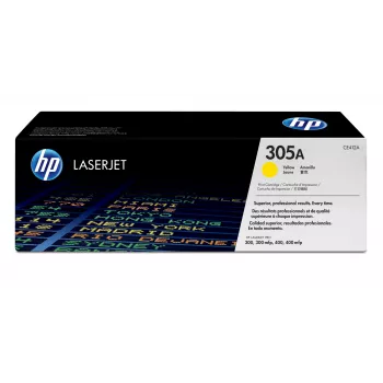 HP 305A keltainen alkuperäinen LaserJet -värikasetti, 2 600 sivua, keltainen, 1 kpl