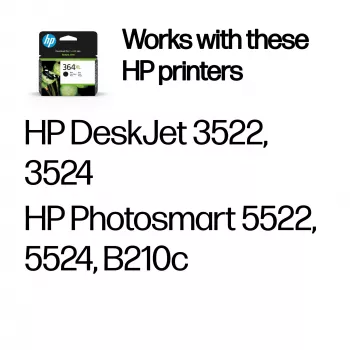 HP 364XL alkuperäinen mustekasetti musta, suurikapasiteettinen