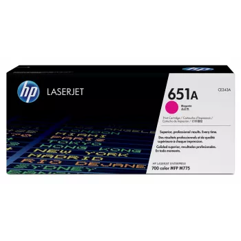 HP 651A magenta alkuperäinen LaserJet -värikasetti, 16 000 sivua, magenta, 1 kpl