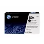 HP 80A musta alkuperäinen LaserJet -värikasetti, 2 560 sivua, musta, 1 kpl