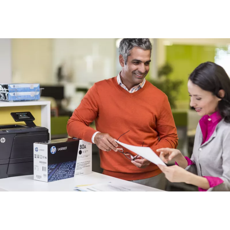 HP 80A musta alkuperäinen LaserJet -värikasetti, 2 560 sivua, musta, 1 kpl
