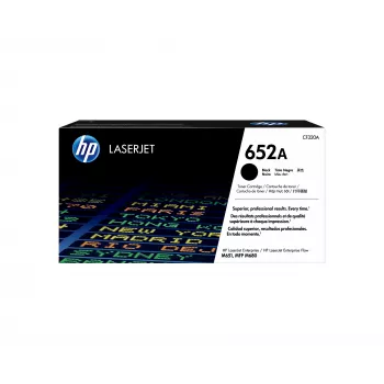 HP 652A alkuperäinen LaserJet -värikasetti musta, 11 500 sivua, musta, 1 kpl
