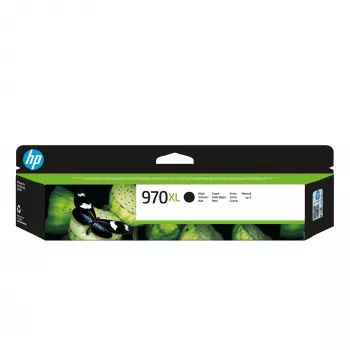 HP 970XL alkuperäinen suurikapasiteettinen musta mustekasetti, musta, 1 kpl, 9 200 sivua