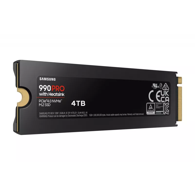 SSD-asema Samsung 990 Pro 4 TB M.2 PCI Express 4.0 NVMe V-NAND TLC