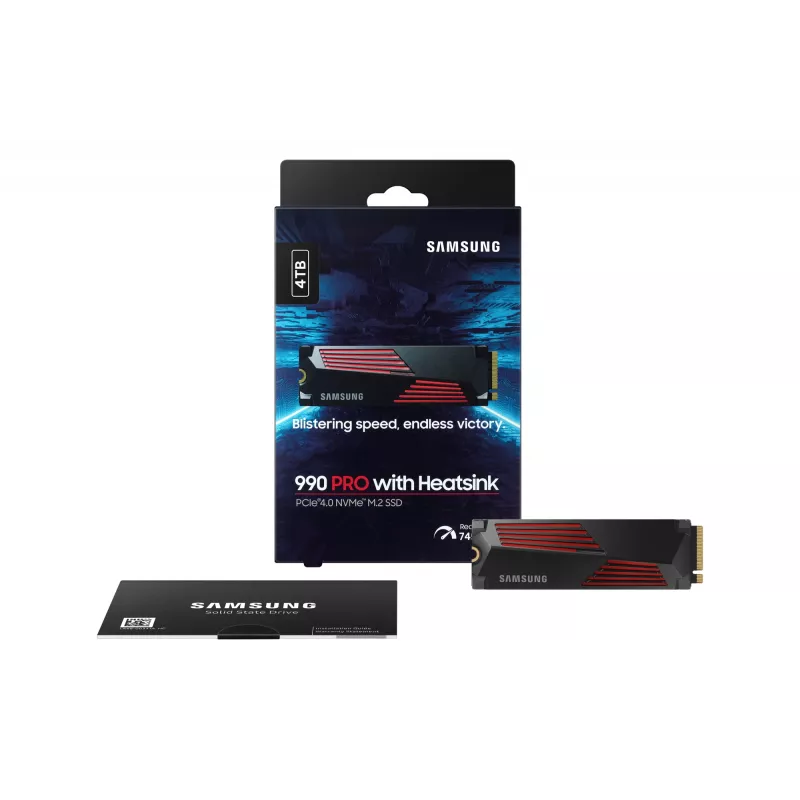 SSD-asema Samsung 990 Pro 4 TB M.2 PCI Express 4.0 NVMe V-NAND TLC