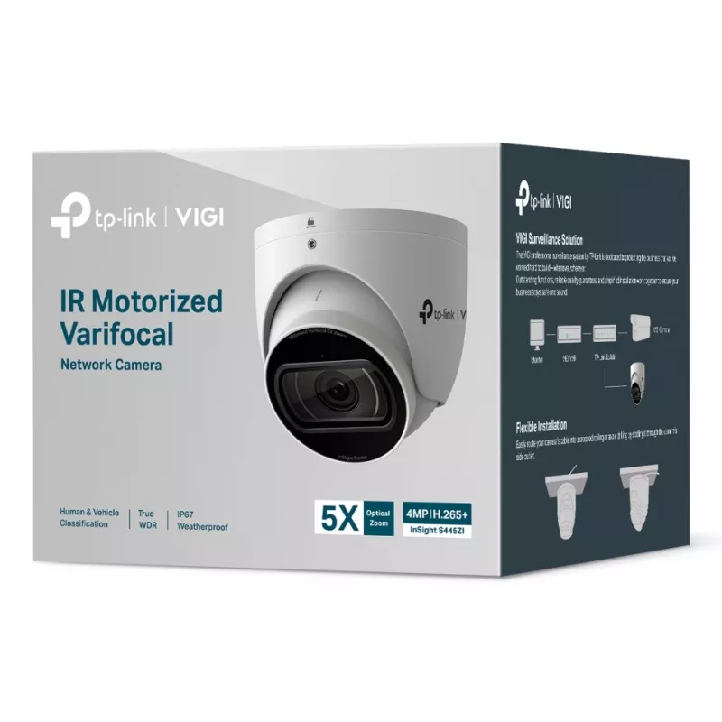 TP-Link VIGI InSight S445ZI turret IP-valvontakamera ulkokäyttöön 2688 x 1520 pikseliä katto