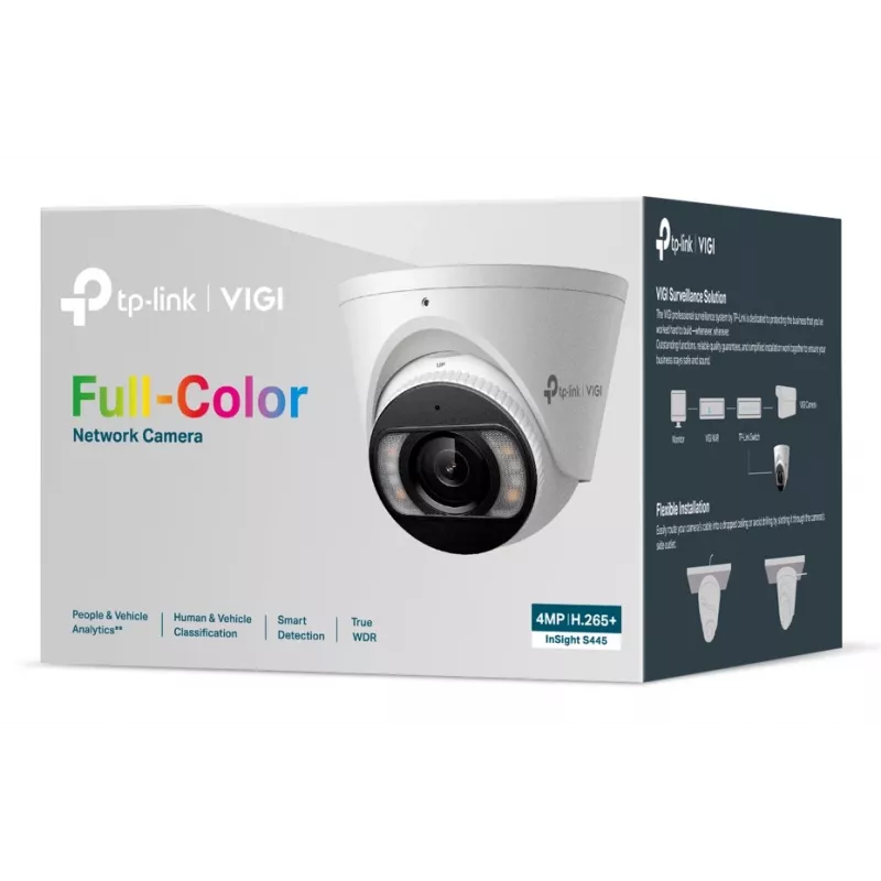 TP-Link INSIGHT S445 turret IP-valvontakamera ulkokäyttöön 2688 x 1520 pikseliä kattoasennus