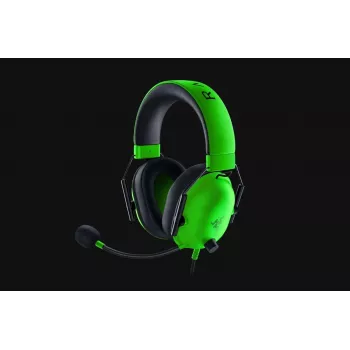 Langallinen pelikuuloke Razer BlackShark V2 X — ympäröivä, 3,5 mm, 1,3 m kaapeli, TriForce-elementit, virtuaalinen surround-ääni