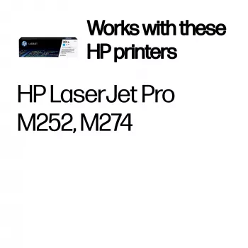 HP 201A syaani alkuperäinen LaserJet-värikasetti. Värivärikasetin sivumäärä: 1330 sivua, tulostusvärit: syaani, määrä pakkauksessa: 1 kpl