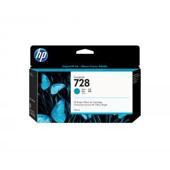 HP 728 130 ml syaani DesignJet-mustekasetti
