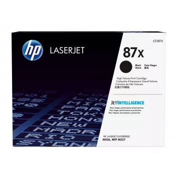HP 87X suurikapasiteettinen musta alkuperäinen LaserJet-värikasetti, 18 000 sivua, musta, 1 kpl