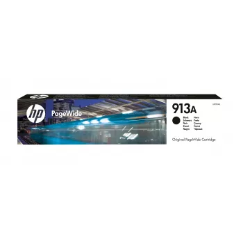 HP 913A musta alkuperäinen PageWide-kasetti, musta, 1 kpl, 3500 sivua