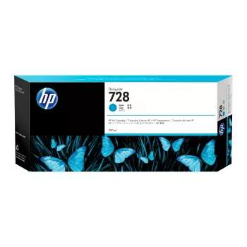HP 728 300 ml syaani DesignJet-mustekasetti