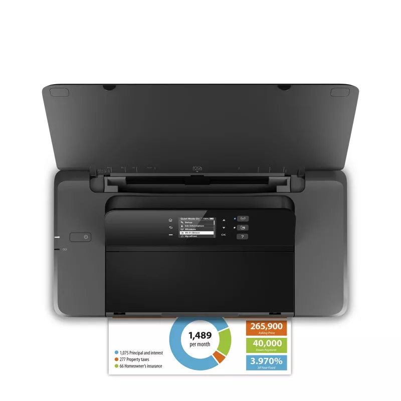 HP Officejet 200 kannettava langaton väritulostin