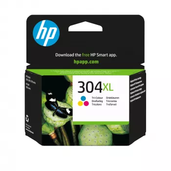 HP 304XL alkuperäinen kolmivärinen mustekasetti
