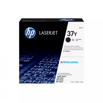 HP 37Y erittäin suurikapasiteettinen musta alkuperäinen LaserJet-värikasetti