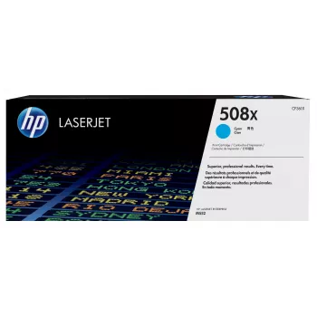 HP 508X suuren kapasiteetin syaani alkuperäinen LaserJet värikasetti