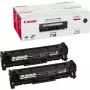 Canon CRG-718 Bk VP värikasetti 2 kpl alkuperäinen musta