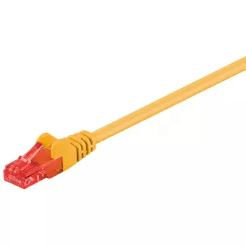 Goobay CAT 6 verkkokaapeli U/UTP 0,5 m keltainen