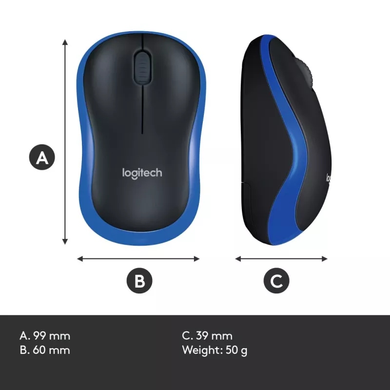 Logitech langaton hiiri sininen 910-002239