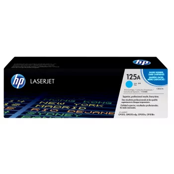 HP 125A syaani alkuperäinen LaserJet värikasetti, 1 400 sivua, syaani, 1 kpl