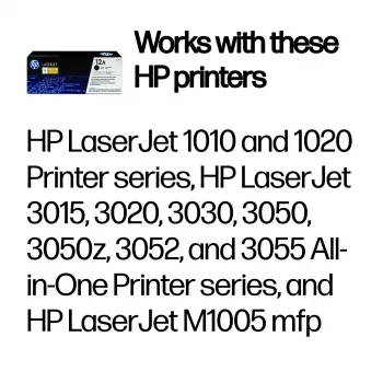 HP 12A musta alkuperäinen LaserJet värikasetti